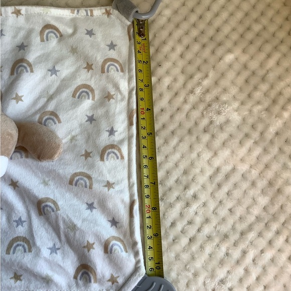 Modern Baby Brown Bear Baby Lovey Security Comfort Blanket - Picture 5 of 11